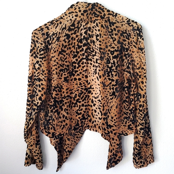 Lovers + Friends Animal Print Sheer Jacket - Picture 2 of 7